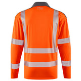 Leo Workwear Hi Vis Polo Shirt Class 3 COOLMAX Orange