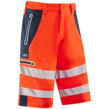 Leo Workwear Hi Vis Shorts ISO 20471 Class 1 EcoViz
