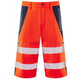 Leo Workwear Hi Vis Shorts ISO 20471 Class 1 EcoViz