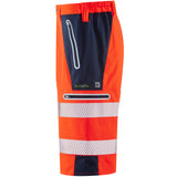 Leo Workwear Hi Vis Shorts ISO 20471 Class 1 EcoViz
