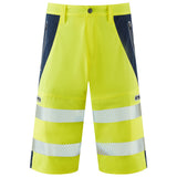 Leo Workwear Hi Vis Shorts ISO 20471 Class 1 Yellow