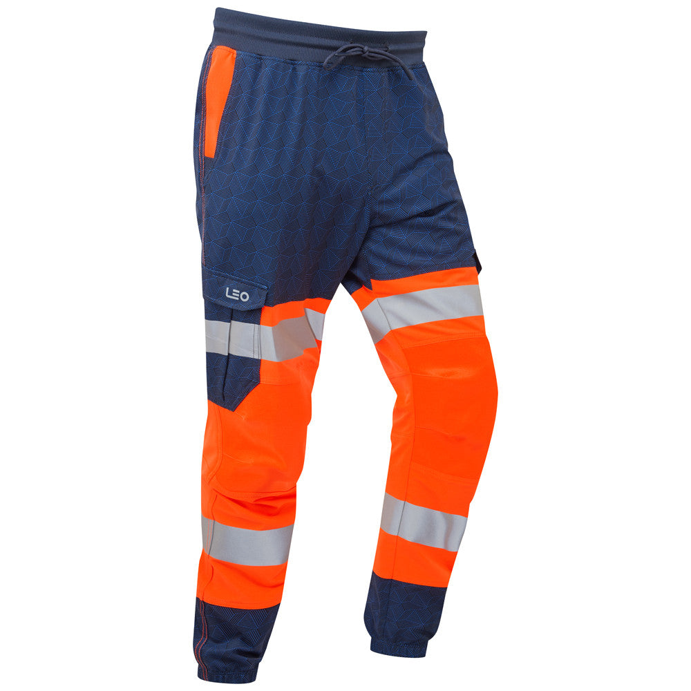 Leo Workwear Hi Vis Stretch Trousers Class 1 EcoViz