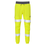 Leo Workwear Hi Vis Stretch Trousers Yellow ISO 20471