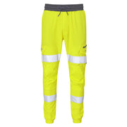 Leo Workwear Hi Vis Stretch Trousers Yellow ISO 20471