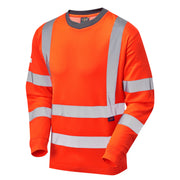 Leo Workwear Hi Vis T-Shirt Class 3 Rail Bamboo