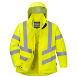 Womens Hi-Vis Winter Jacket Yellow