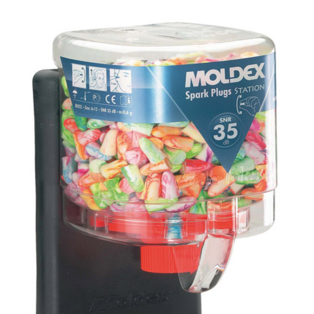 Moldex 7825 Spark-Plug 250 pairs Earplug Station Refill SNR 35