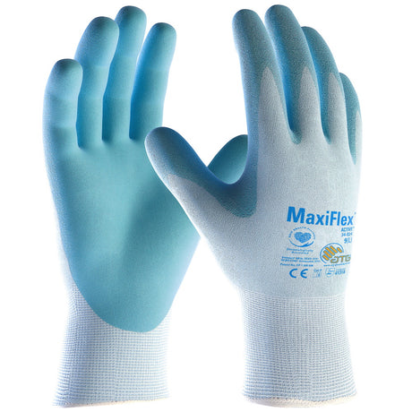 ATG MaxiFlex Active 34-824 Palm Coated Gloves Touchscreen Compatible