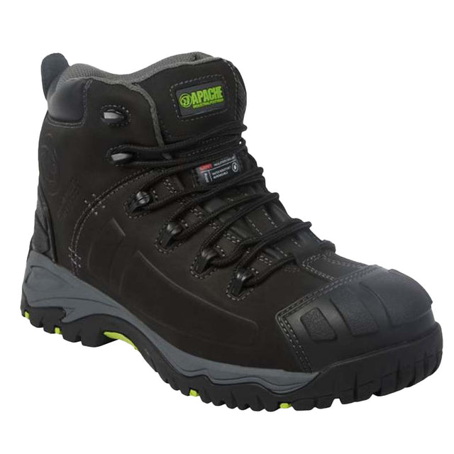 Apache Mercury Black Non-Metallic Waterproof Safety Boot