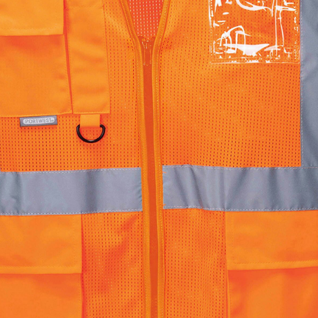 Portwest C376 Athens MeshAir Executive Hi Vis Vest Breathable
