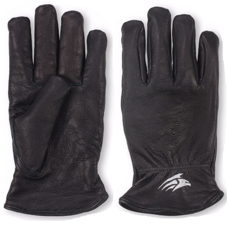 Metis Premium Soft Grain Lined Drivers Gloves Black Leather Work Gloves