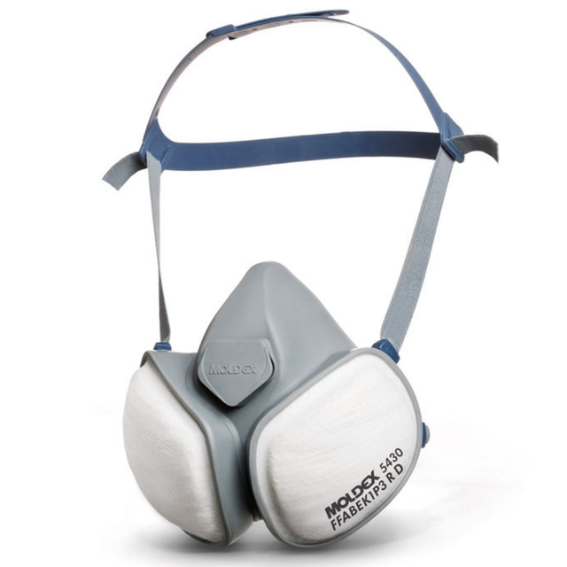 Moldex 5430 ABEK1P3R Gas & Dust 28 day Half Mask