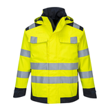 Portwest MV70 Modaflame Multi Norm Arc Jacket Hi Vis Waterproof Flame Resistant
