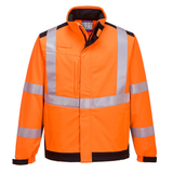 Portwest Modaflame Anti Static Flame Resistant Hi Vis Softshell Jacket