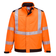 Portwest Modaflame Anti Static Flame Resistant Hi Vis Softshell Jacket