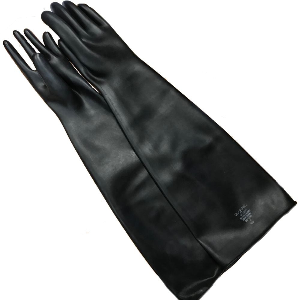 Polyco Chemprotec 60cm Chemical Gauntlet Heavy Duty Natural Rubber Glove