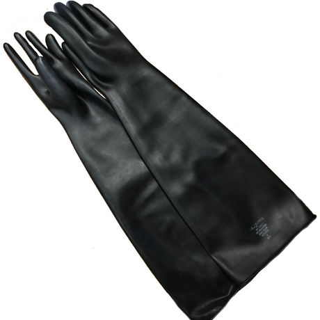 Polyco Chemprotec 60cm Chemical Gauntlet Heavy Duty Natural Rubber Glove