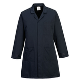 navy lab coat