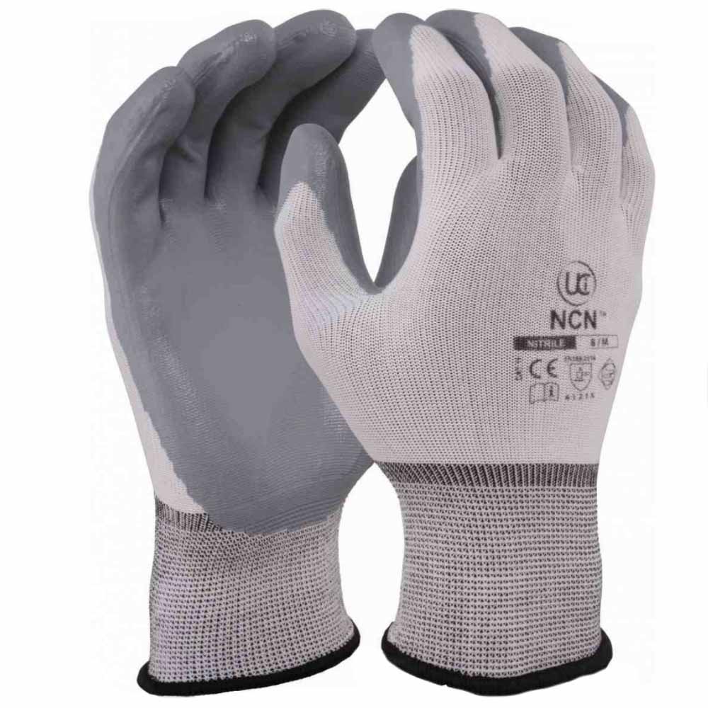 Nitrilon NCN-925W Nitrile Palm Coated Oil Grip Work Gloves