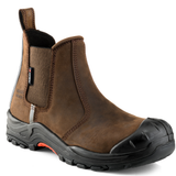 Buckler Nubuckz Brown Leather Metal Free Safety Dealer Boot