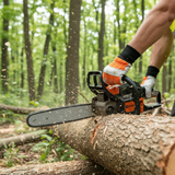 Portwest Oak Chainsaw Gloves Class 0 Buffalo Leather