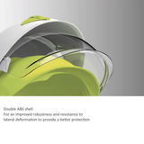 Delta Plus ONYX2 BLANC Arc Flash Helmet with Integrated Face Shield