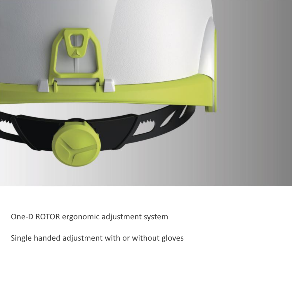 Delta Plus ONYX2 BLANC Arc Flash Helmet with Integrated Face Shield