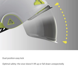 Delta Plus ONYX2 BLANC Arc Flash Helmet with Integrated Face Shield