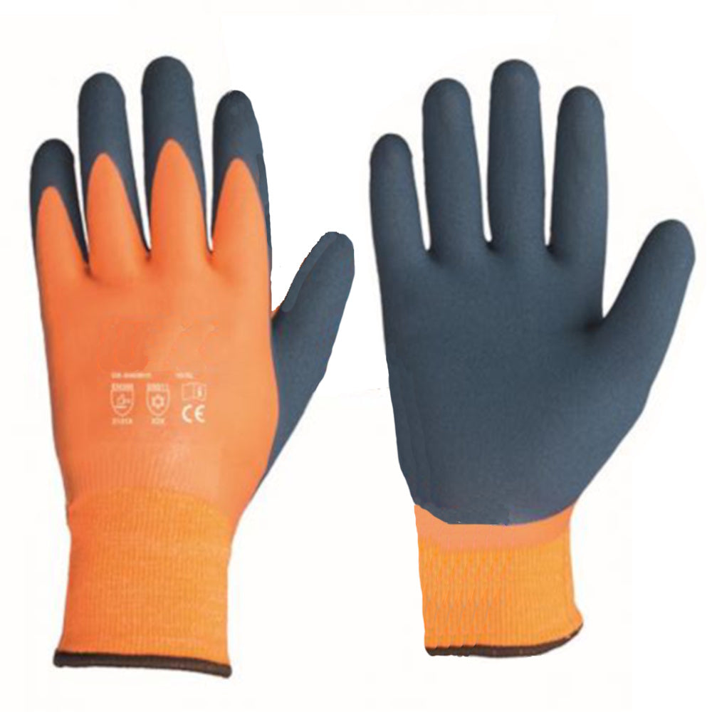 END OF LINE Waterproof Cold Work Thermal Latex Gloves