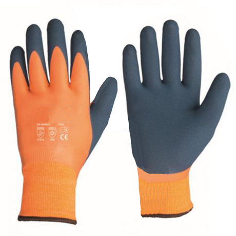 END OF LINE Waterproof Cold Work Thermal Latex Gloves