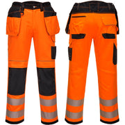 2 Way Stretch Holster Pocket Work Trouser Orange (RIS-3279-TOM)