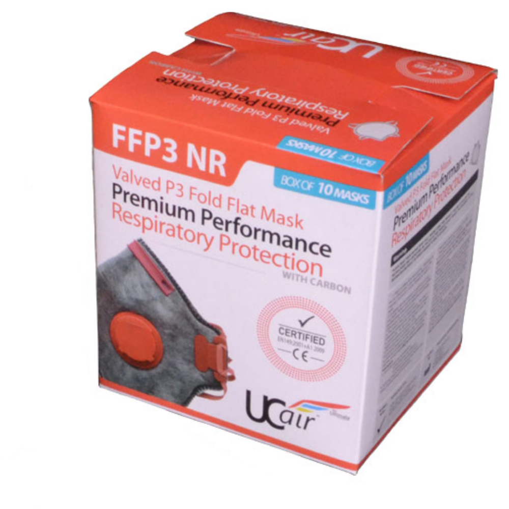 UCi P3VC Safety Respirator FFP3 Activated Carbon Exhalation Valve