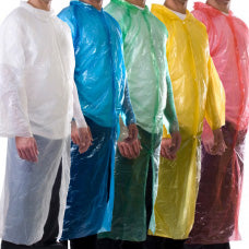 Supertouch PE Visitors Coats Disposable Polyethylene Food Safe Hygiene