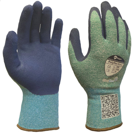 Polyco Polyflex ECO L Recycled Sandy Latex Work Gloves
