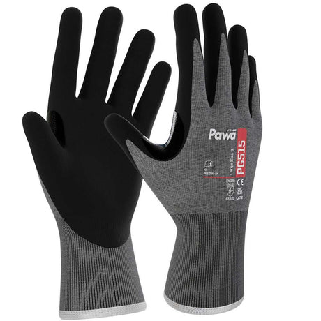 Pawa PG515 Anti-Cut Oil Resistant Gloves Cut Protection Work Gloves