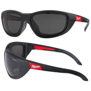Milwaukee Polarised Lens with Foam Seal Heavy Duty Safety Glasses