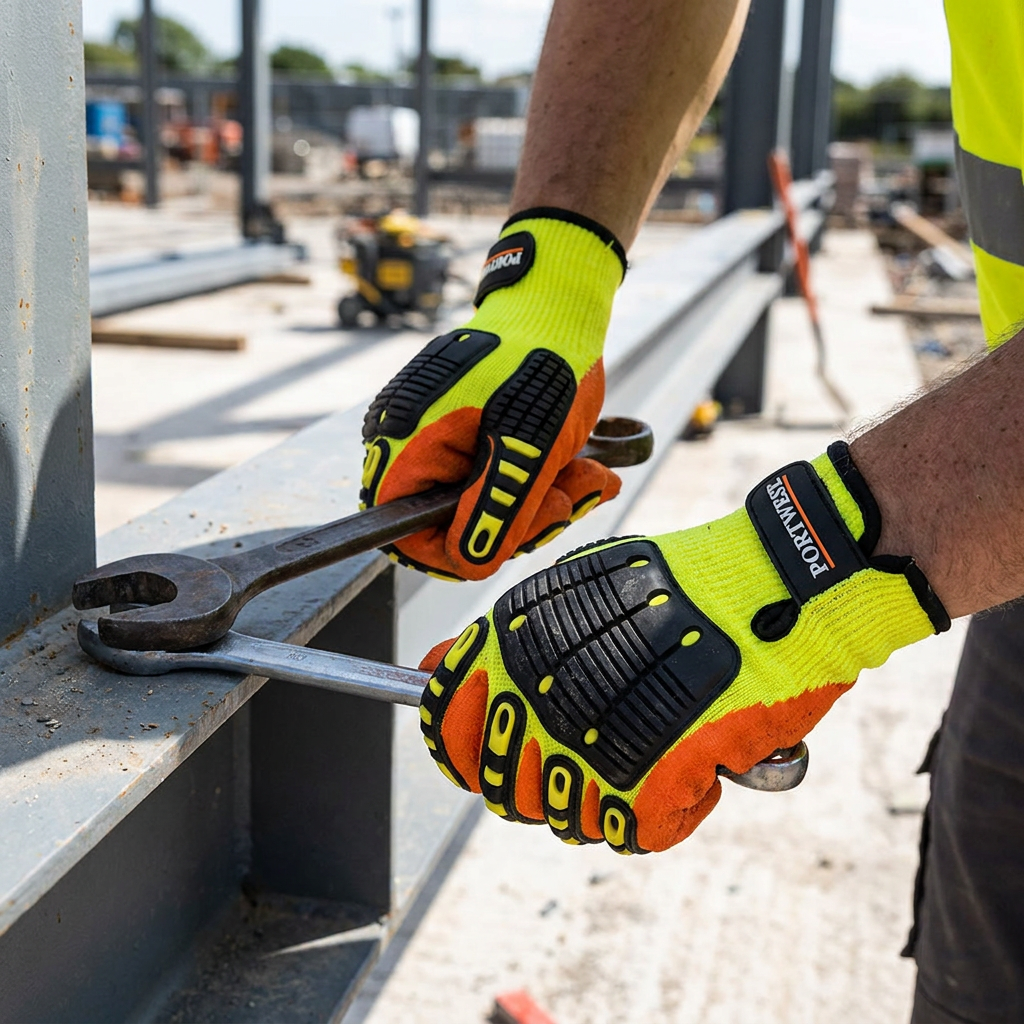 Portwest A721 Impact Gloves Nitrile Cut Resistant