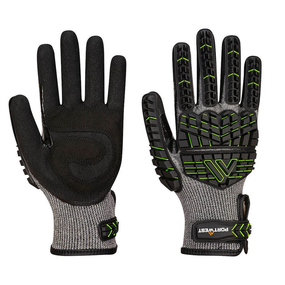 Portwest A755 Impact Gloves Cut Level A7 Nitrile