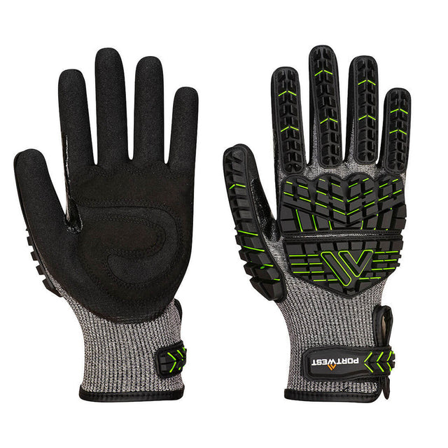 Portwest A755 Impact Gloves Cut Level A7 Nitrile