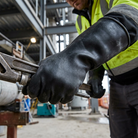 Portwest Chemical Resistant Latex Gauntlet 44cm