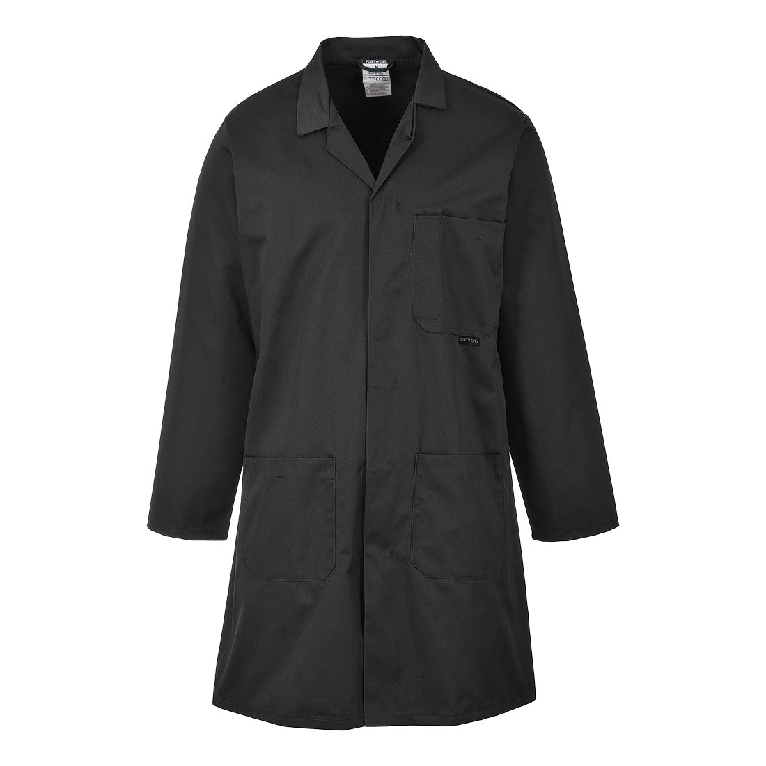 Portwest Lab Coat Polycotton White Standard Medical Workwear