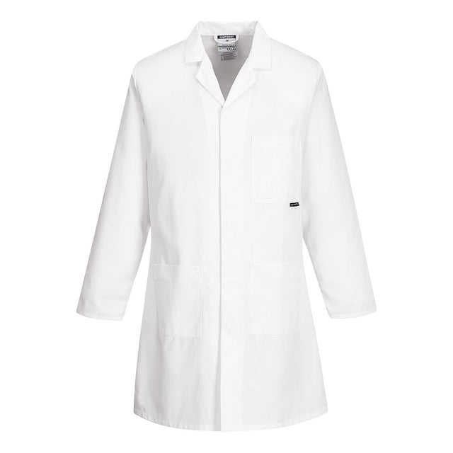 Portwest Lab Coat Polycotton Kingsmill White Medical Workwear