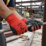 Predator Pred Fire Red Hi-Vis Latex Coated Gloves