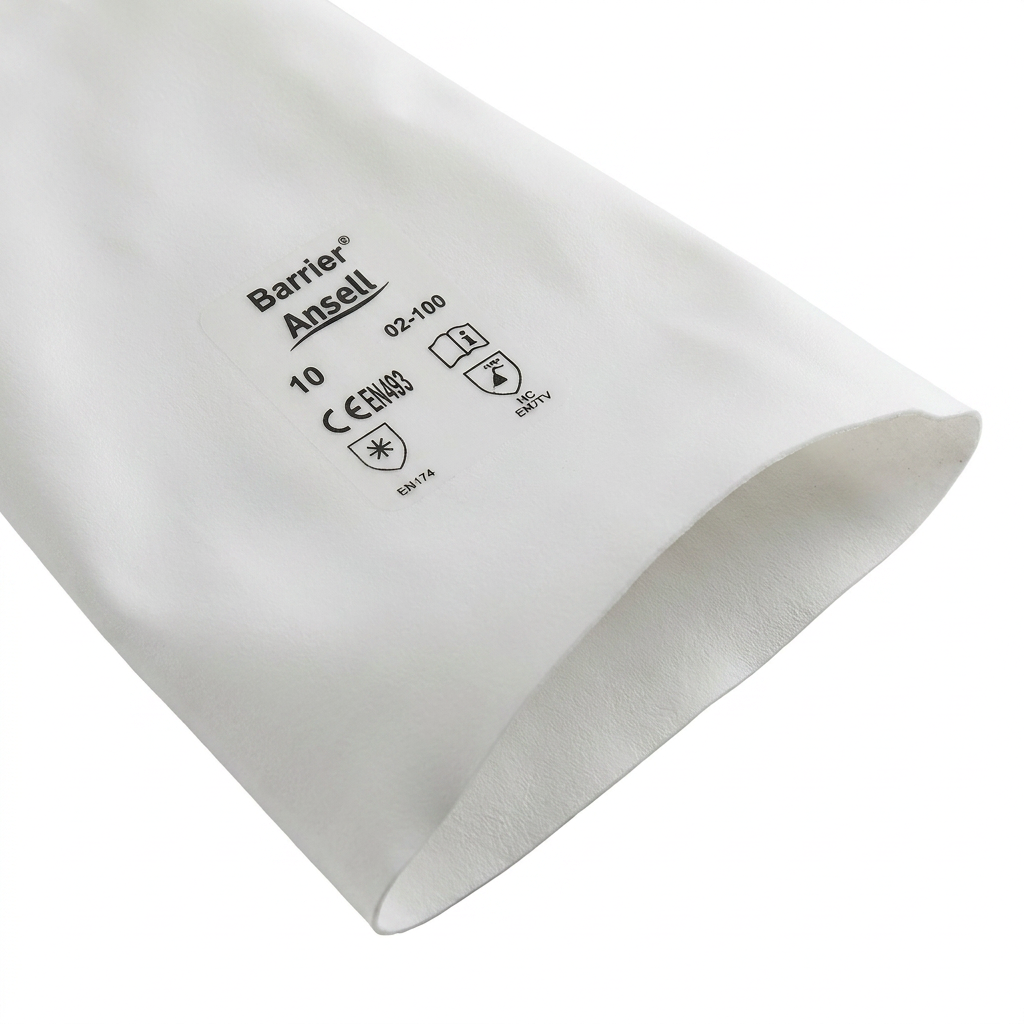 Ansell AlphaTec (Barrier) 02-100 Laminated Chemical Gauntlet