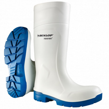 Dunlop Food Pro Multigrip Safety Wellington White S4 Steel Toe Boots