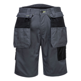Portwest PW3 Holster Work Shorts Detachable Pockets UPF 50+ Summer Workwear