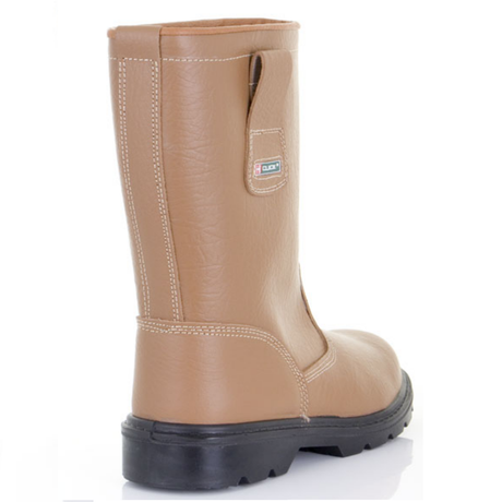 Beeswift Rigger Boot Unlined Tan Steel Toe Cap S1P Safety