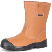 Click Scuff Cap Fur Lined Rigger Full Safety Boots