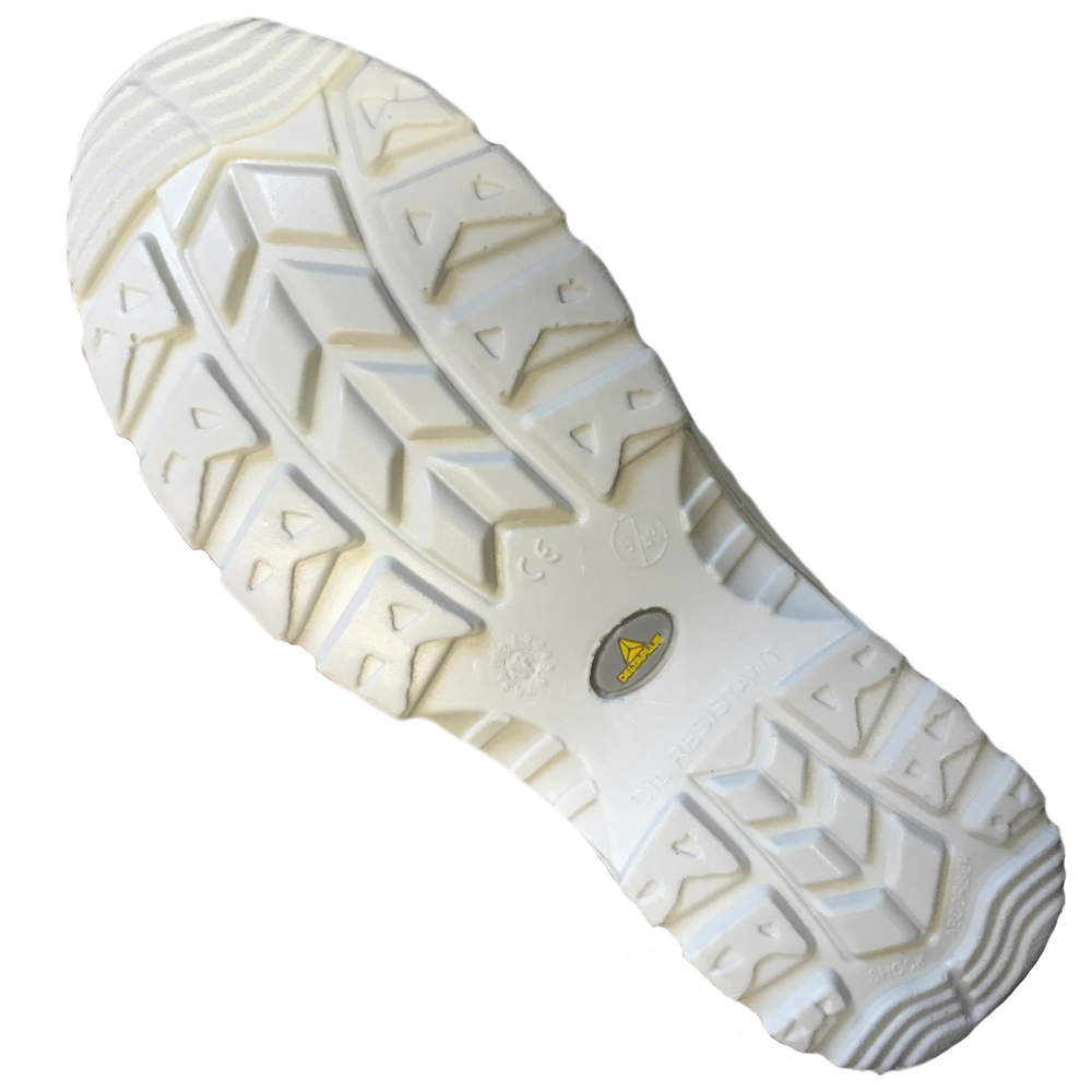 END OF LINE Delta Plus ROBION4 S2 SR White Washable Safety Shoe Food Industry