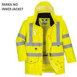 Portwest S427 Hi-Vis 7-in-1 Traffic Jacket Waterproof Breathable